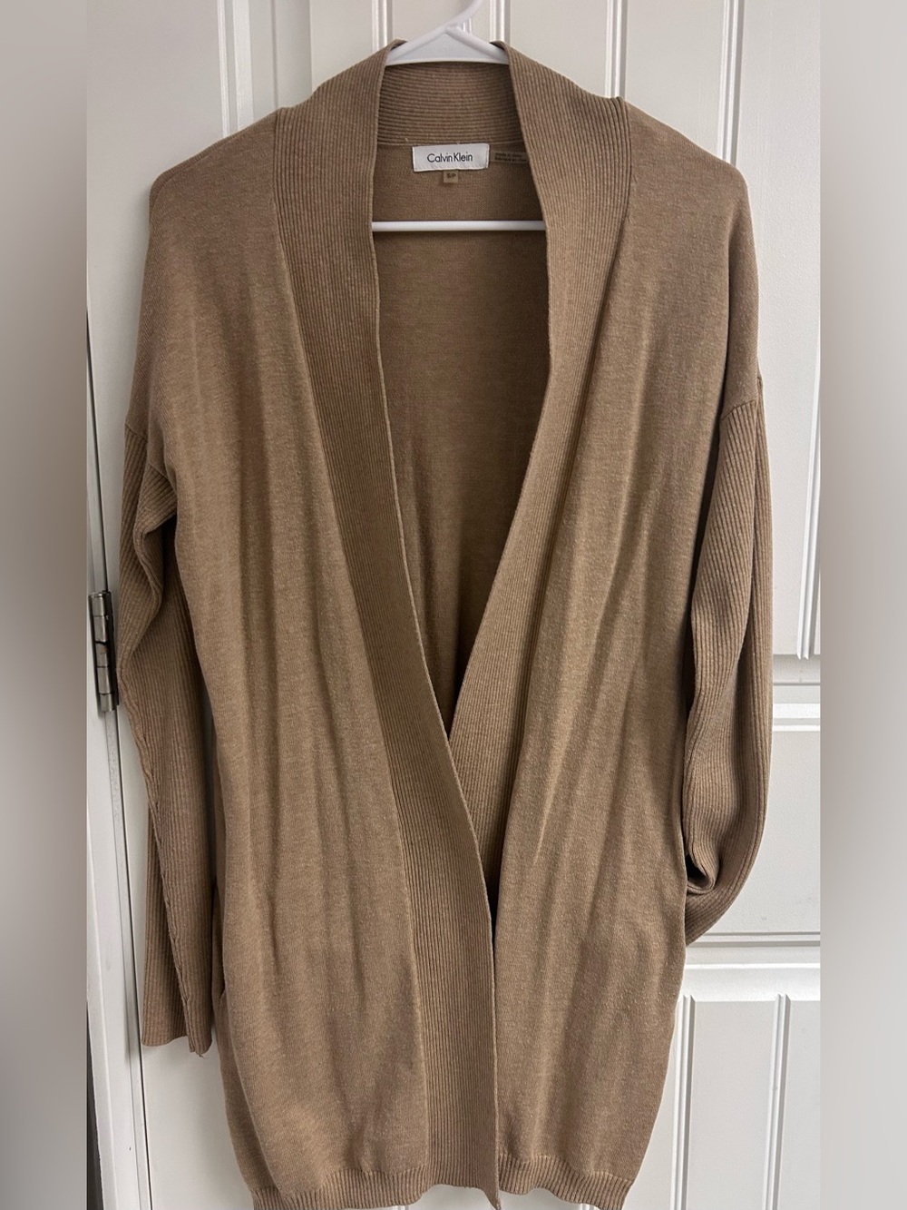 Calvin Klein Camel colored long sweater